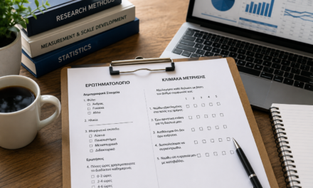 Ερωτηματολόγιο, Κλίμακα, Inventory ή Test; Οι Βασικές Διαφορές των Εργαλείων Μέτρησης στην Επιστημονική Έρευνα