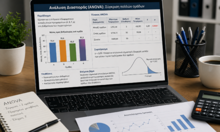 Ανάλυση Διασποράς (ANOVA): Η στατιστική μέθοδος για τη σύγκριση πολλών ομάδων