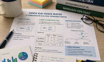 Odds και Odds Ratio: Τι σημαίνουν και πώς ερμηνεύονται στη Στατιστική και την Επιδημιολογία