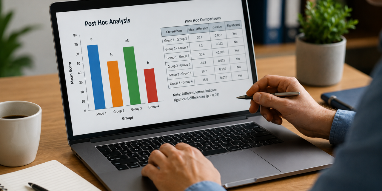Post Hoc Αναλύσεις: Τι είναι, Πότε Χρησιμοποιούνται και Πώς Ερμηνεύονται στη Στατιστική Ανάλυση