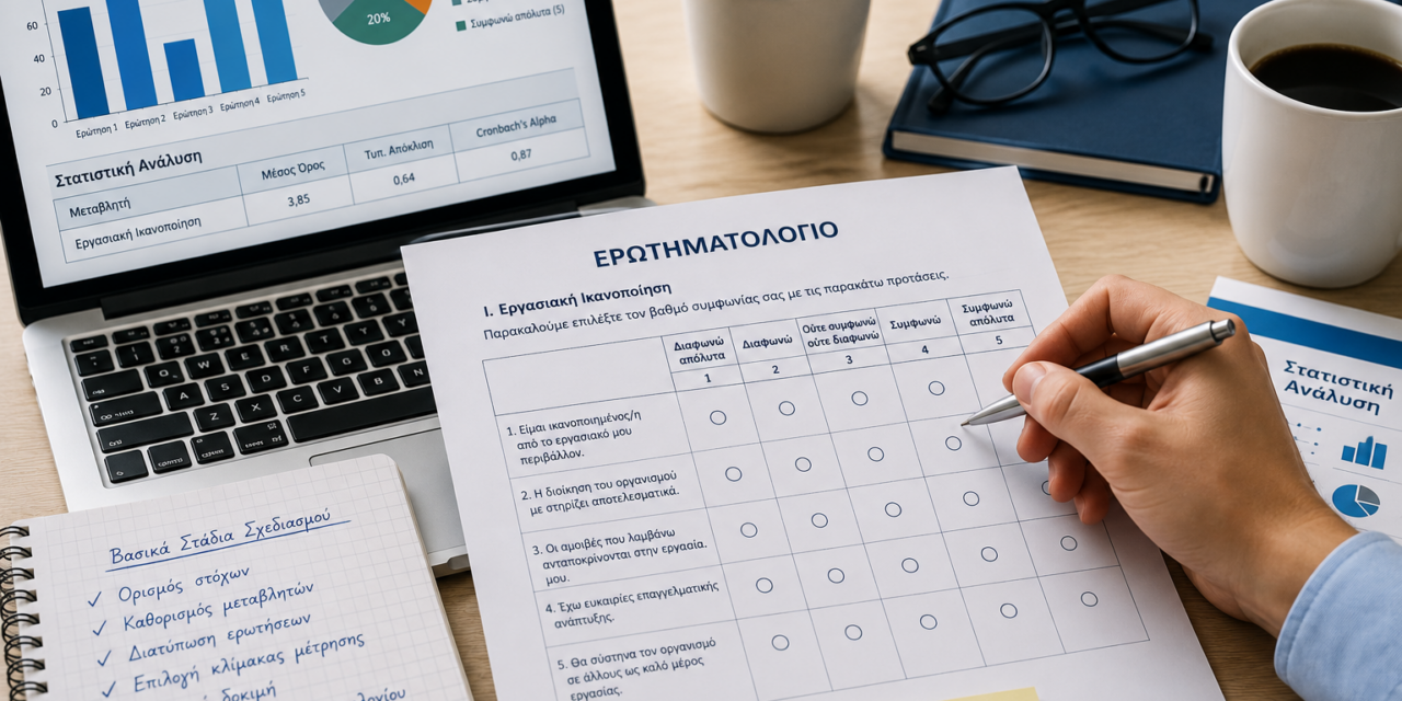 Σχεδιασμός Ερωτηματολογίου και Ποιότητα Δεδομένων: Η Βάση για Αξιόπιστη Στατιστική Ανάλυση