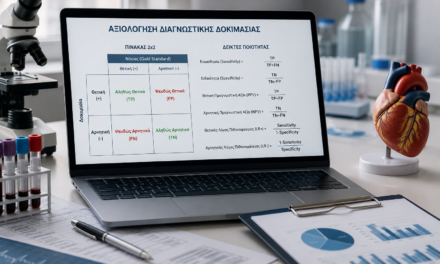 Δείκτες Ποιότητας Διαγνωστικών Δοκιμασιών: Πώς Αξιολογείται η Αξιοπιστία μιας Διαγνωστικής Εξέτασης