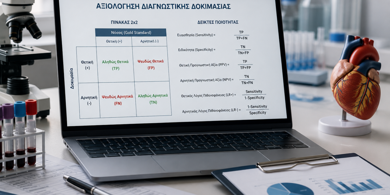 Δείκτες Ποιότητας Διαγνωστικών Δοκιμασιών: Πώς Αξιολογείται η Αξιοπιστία μιας Διαγνωστικής Εξέτασης