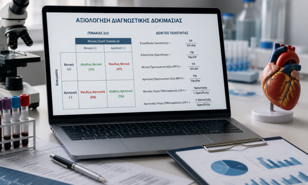 Δείκτες Ποιότητας Διαγνωστικών Δοκιμασιών: Αξιολόγηση εγκυρότητας και ακρίβειας στην ιατρική διάγνωση