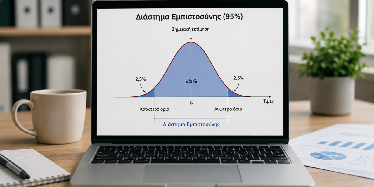 Διαστήματα Εμπιστοσύνης (Confidence Intervals): Η Σημασία τους στην Ερμηνεία της Στατιστικής Ανάλυσης