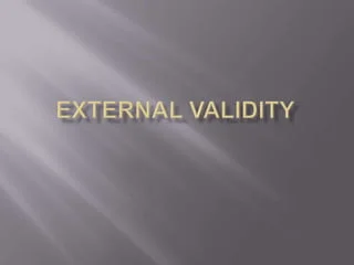 Εξωτερική Εγκυρότητα (External Validity): Γιατί Είναι Καθοριστική για τη Γενίκευση των Ερευνητικών Αποτελεσμάτων