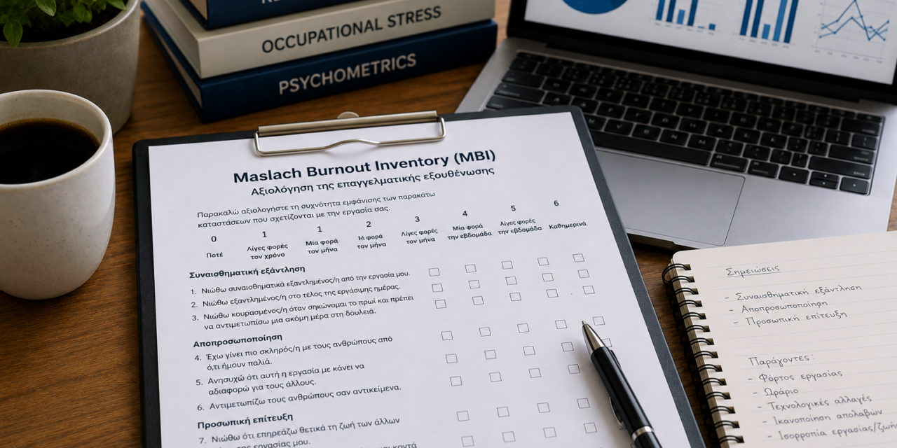 Maslach Burnout Inventory (MBI): Μέτρηση και Αξιολόγηση της Επαγγελματικής Εξουθένωσης