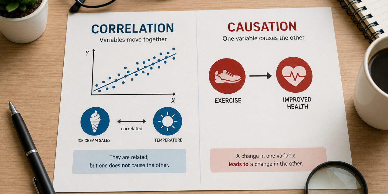 Correlation vs Causation: Γιατί η Συσχέτιση δεν Συνεπάγεται Αιτιότητα στην Ανάλυση Δεδομένων