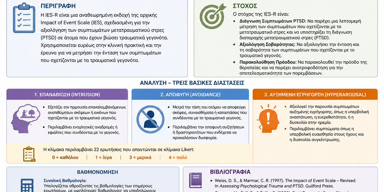 Αναθεωρημένη Κλίμακα Επίδρασης Γεγονότος [IES-R-22]