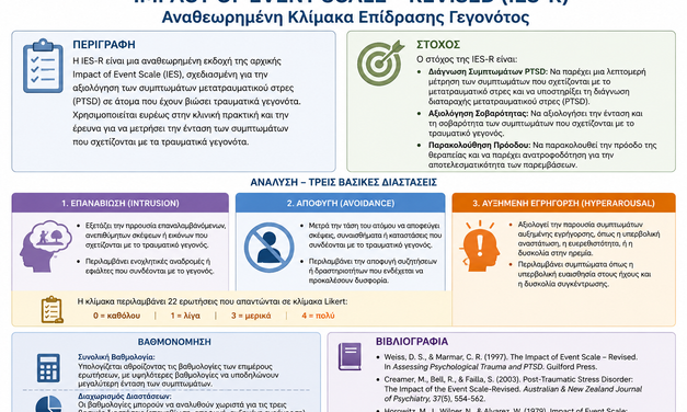 Αναθεωρημένη Κλίμακα Επίδρασης Γεγονότος [IES-R-22]